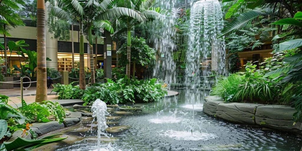 water feature installation