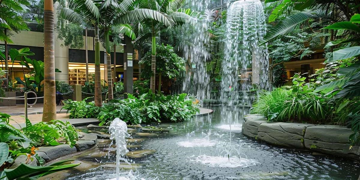 water feature installation