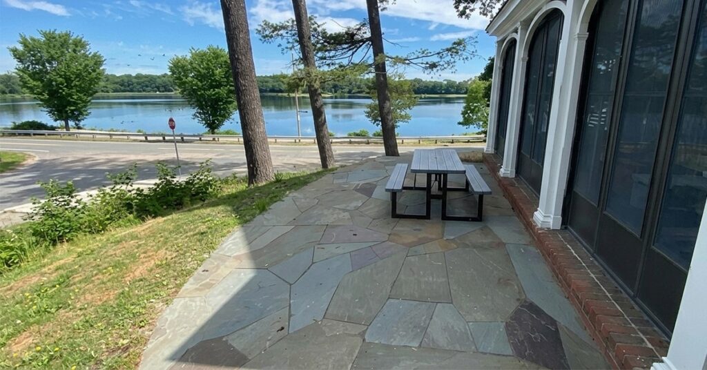 stone pathway installation Boston